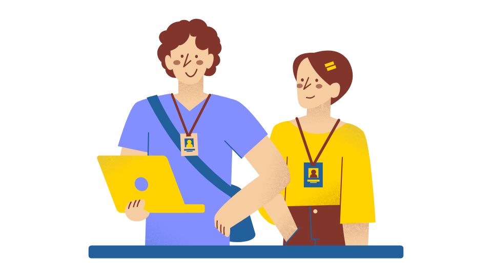 community hospital illustration