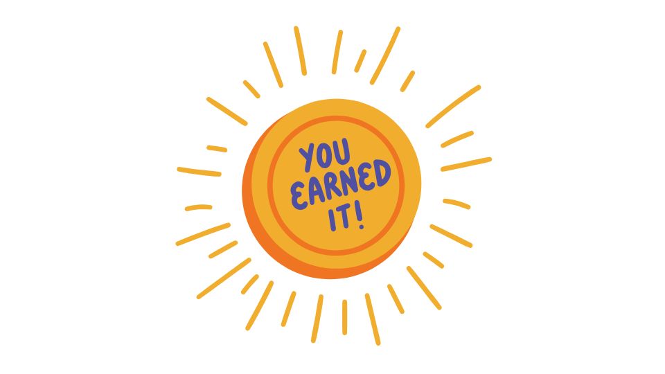 illustration you earned it