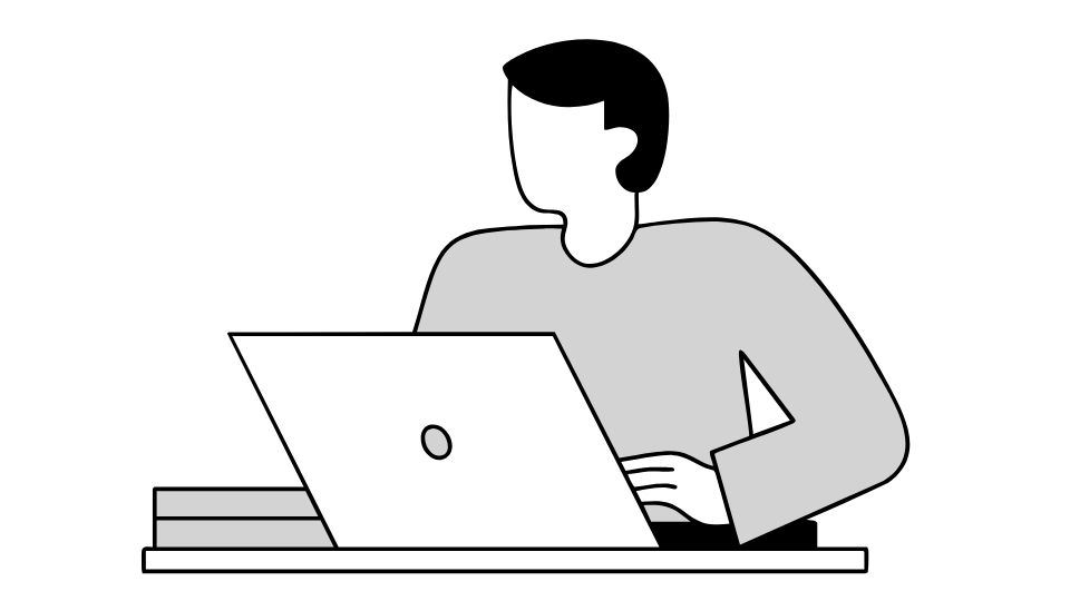 simple cartoon illustration