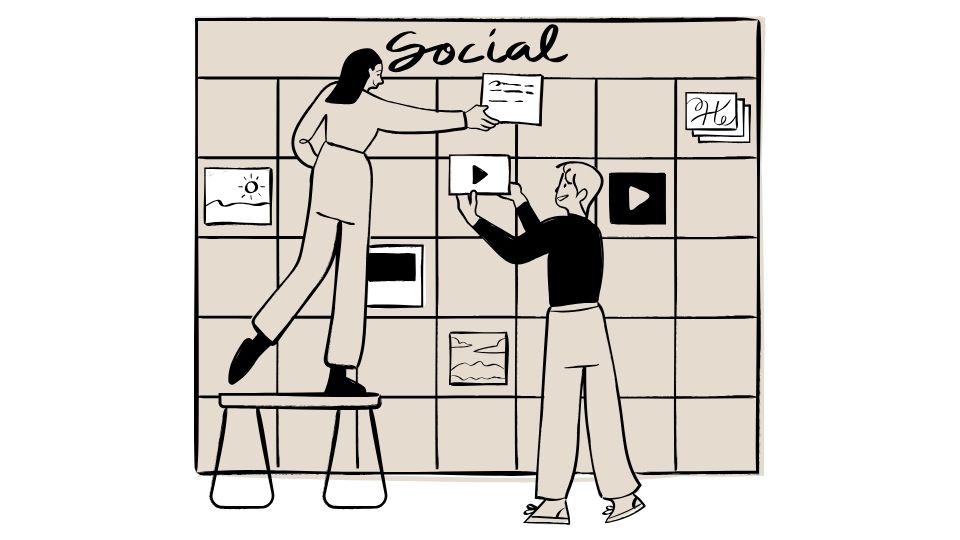 simple cartoon illustration