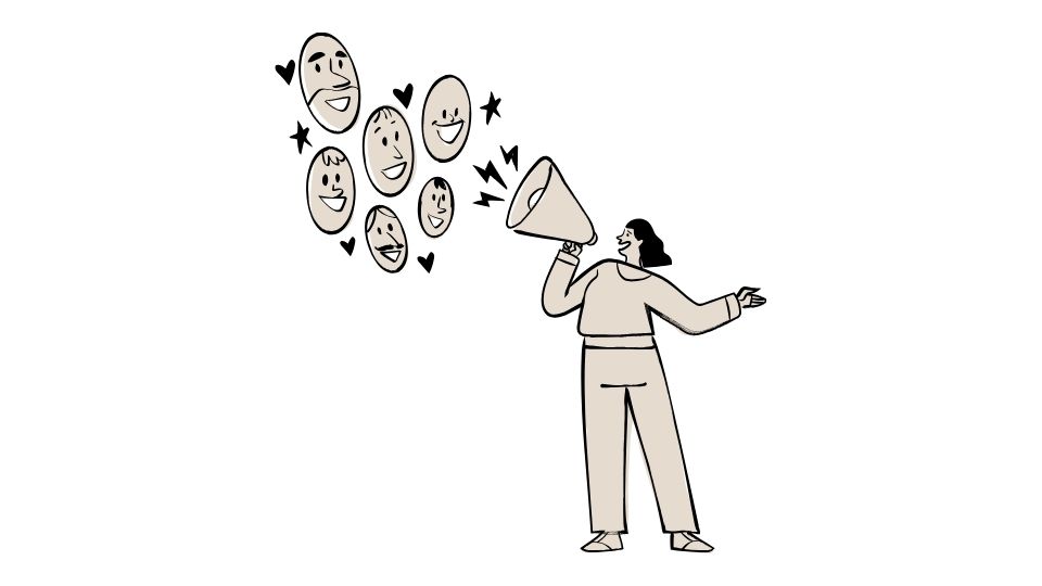 simple cartoon illustration