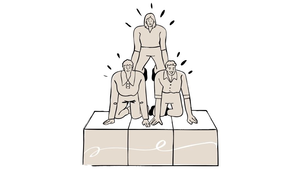 simple cartoon illustration