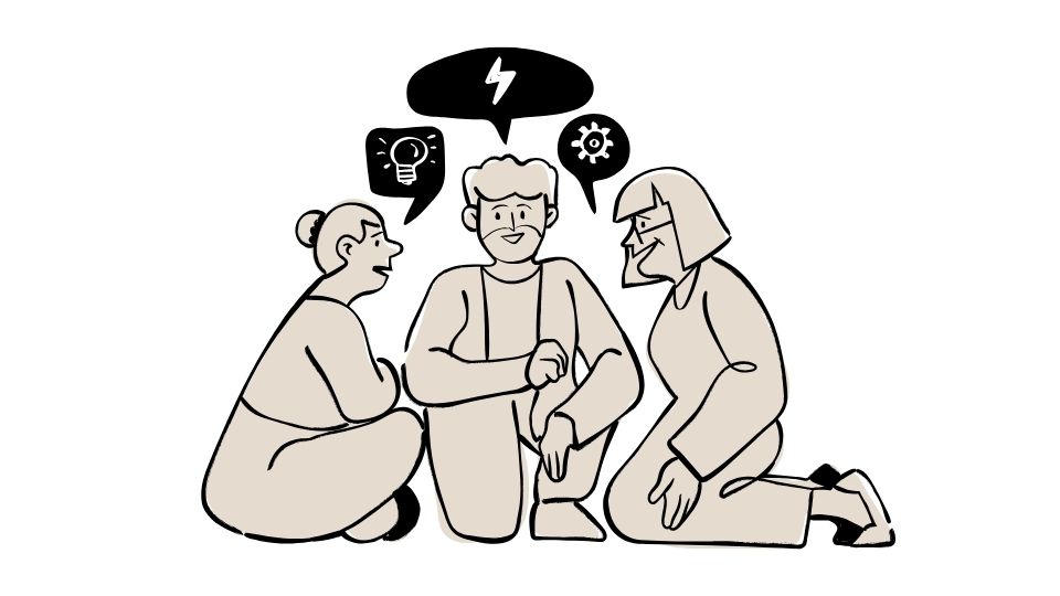 simple cartoon illustration