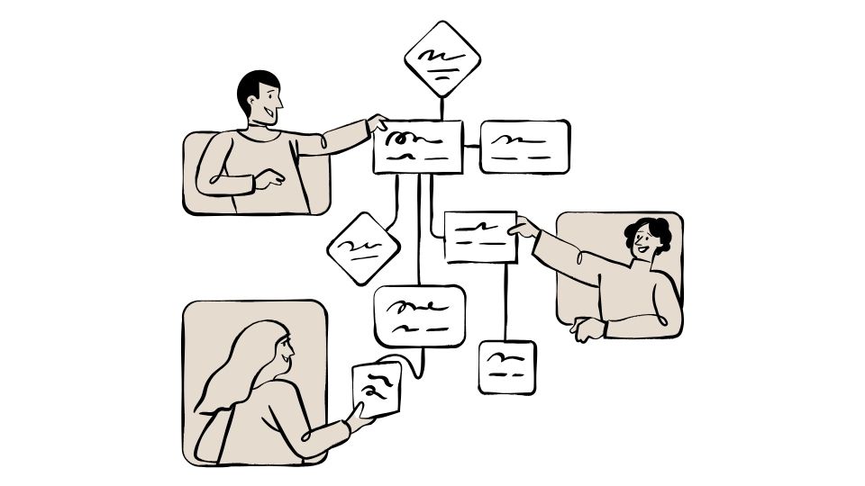 simple cartoon illustration