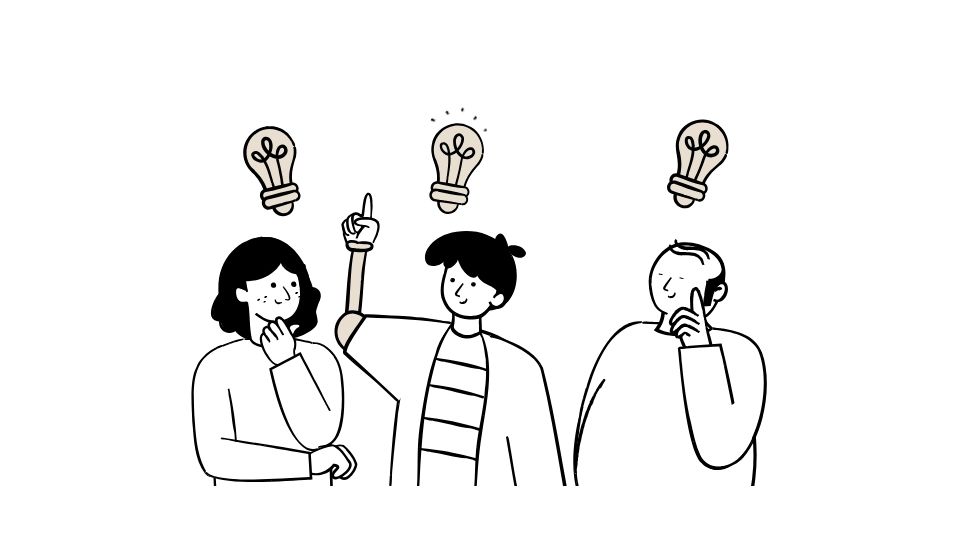the simple line of illustration