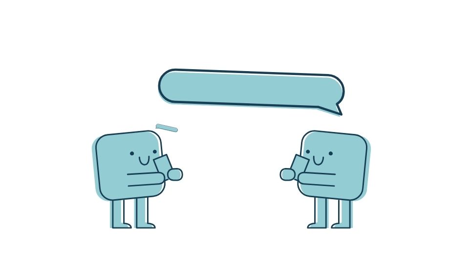 blue illustration simple