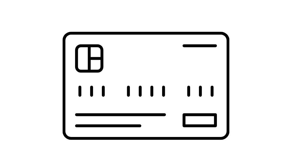 card simple line