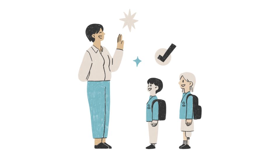 school illlustration