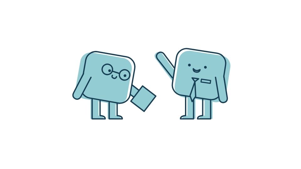 unique blue illustration