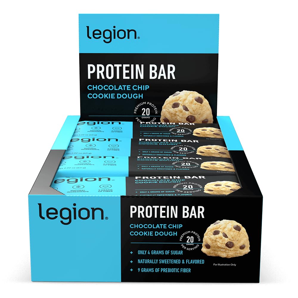 Legion Chocolate Chip Cookie Dough Protein Bar