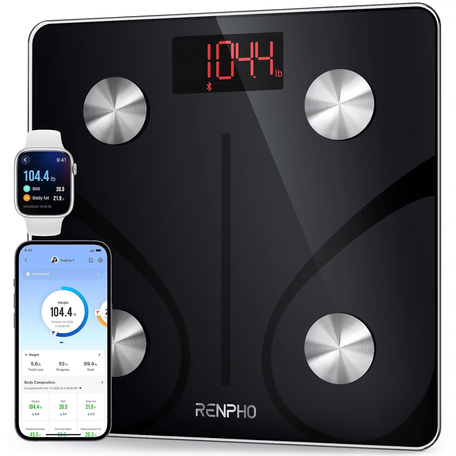 RENPHO Scale for Body Weight 500 lbs