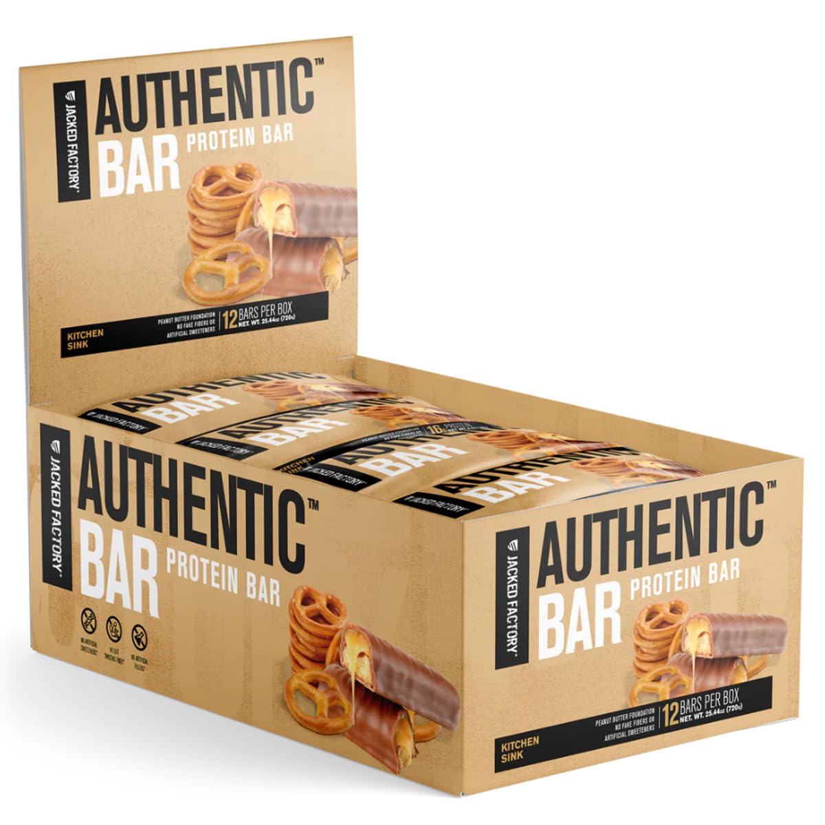 Jacked Factory Authentic Bar Kitchen Sink Protein Bars