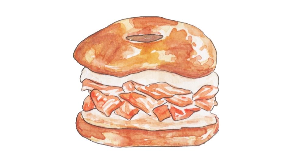 bacon, egg, and cheese