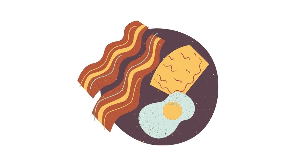 bacon, egg, and cheese