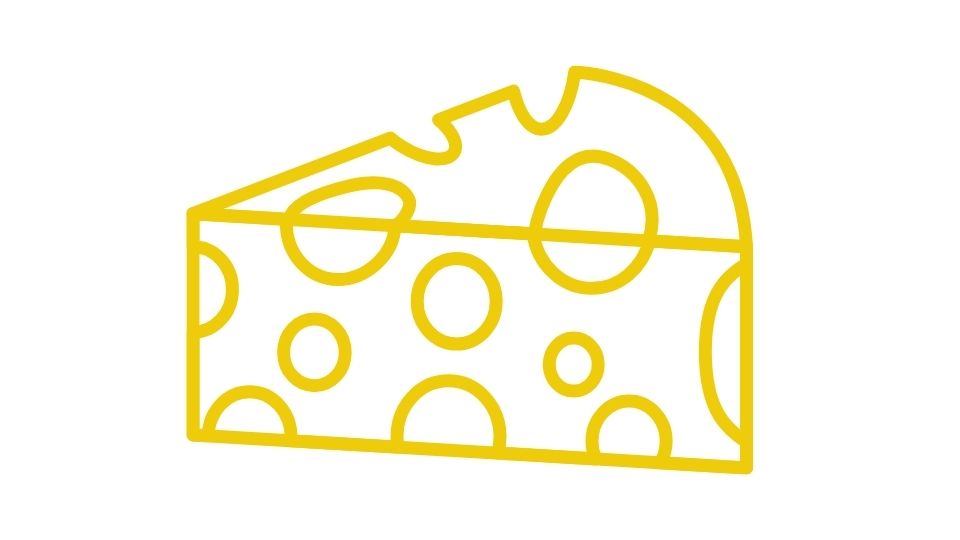 cheese simple illustration