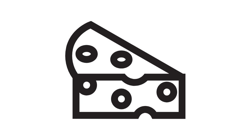 cheese simple illustration