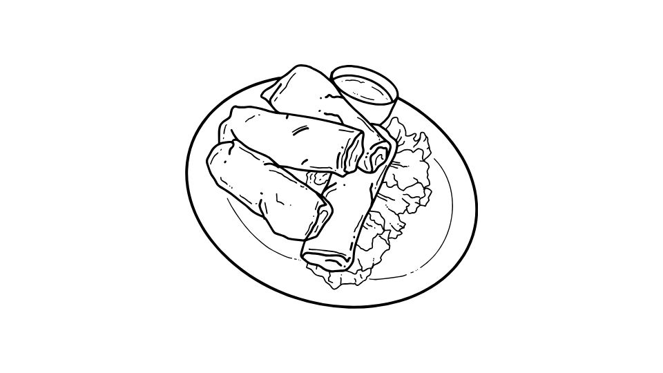 line art the food