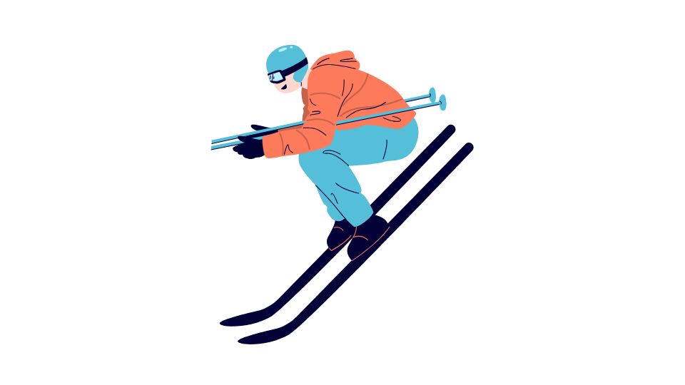 skiing