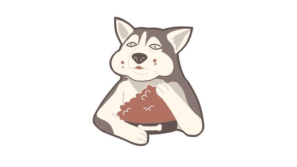 the dog illustration