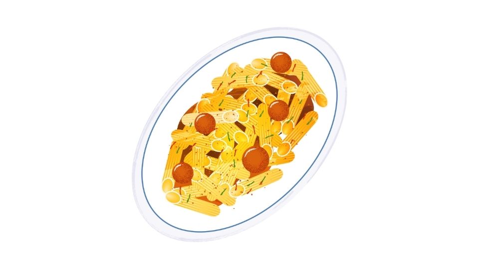 the pasta