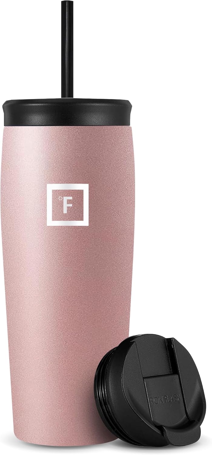 IRON °FLASK Nomad Tumbler - 2 Lids (Straw/Flip)