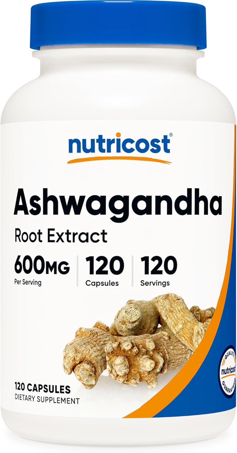 Nutricost Ashwagandha Herbal Supplement 600mg