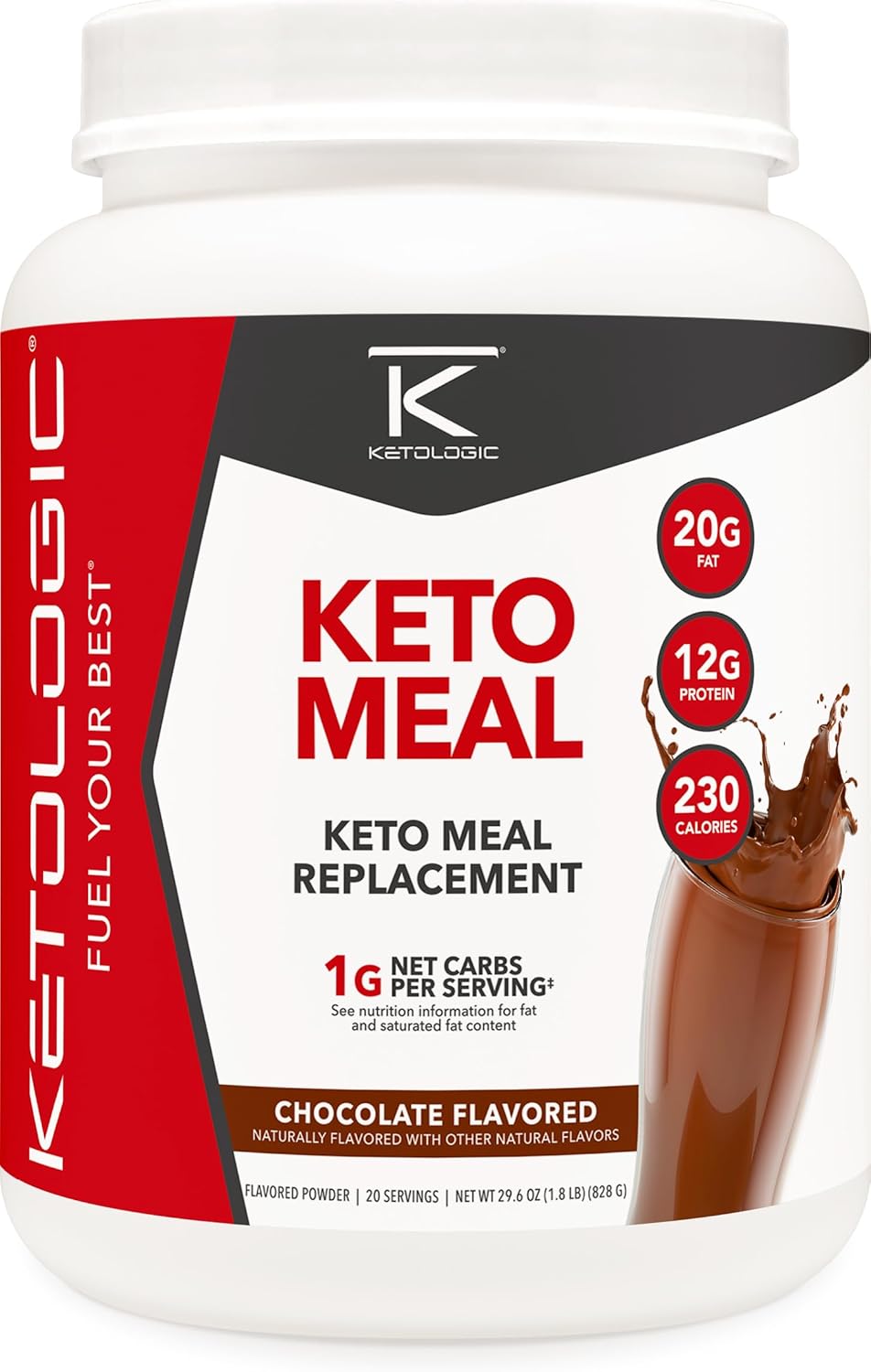 KetoLogic Keto Meal Replacement Shake Powder for Optimal Results