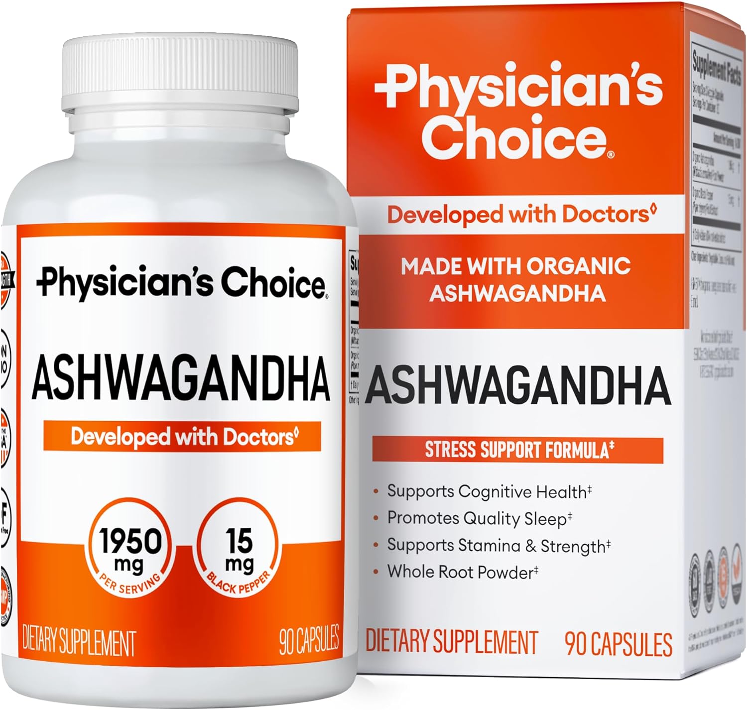 Physician's CHOICE Ashwagandha Supplement