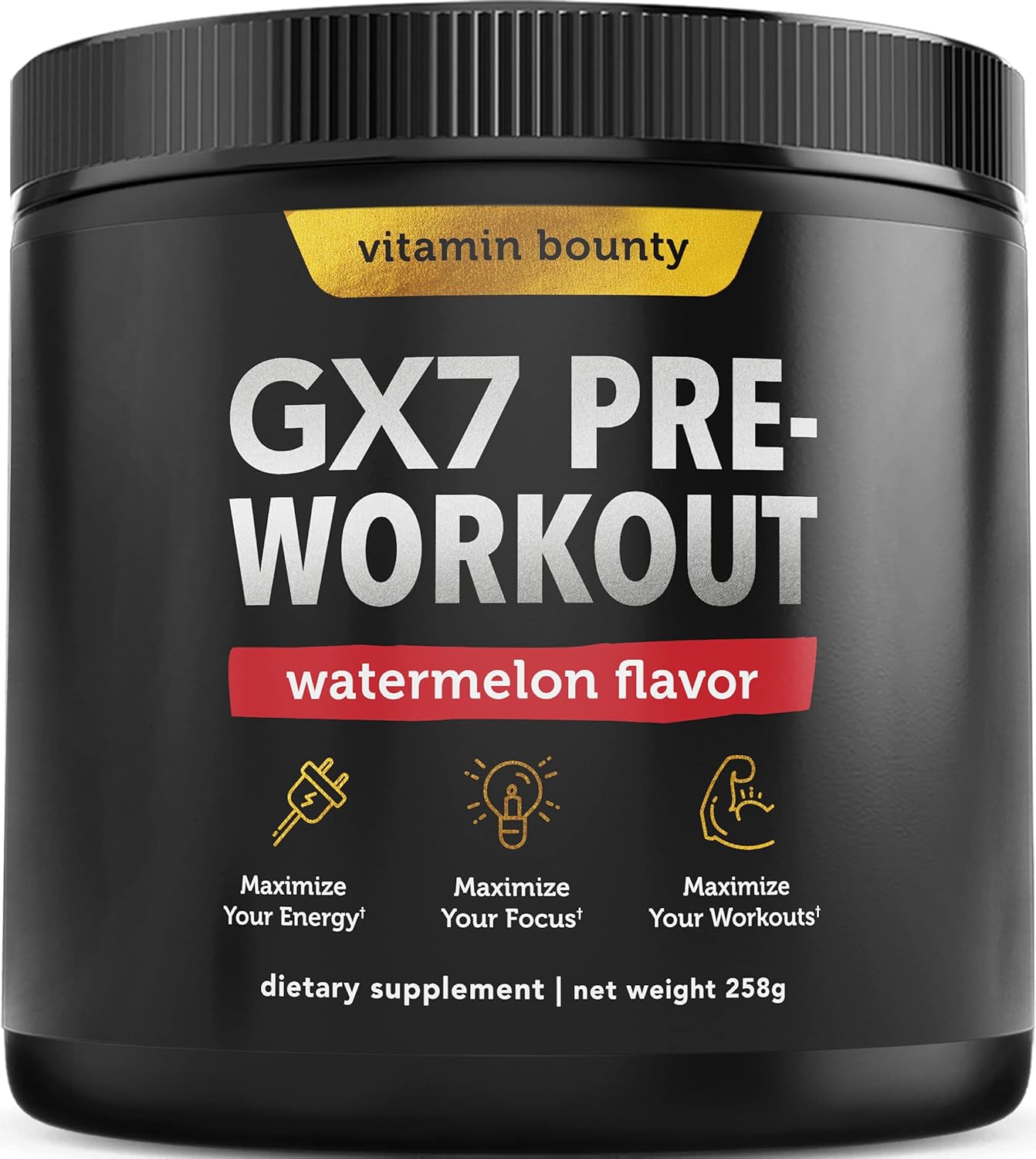 Vitamin Bounty Gx7 Pre Workout Powder for Men