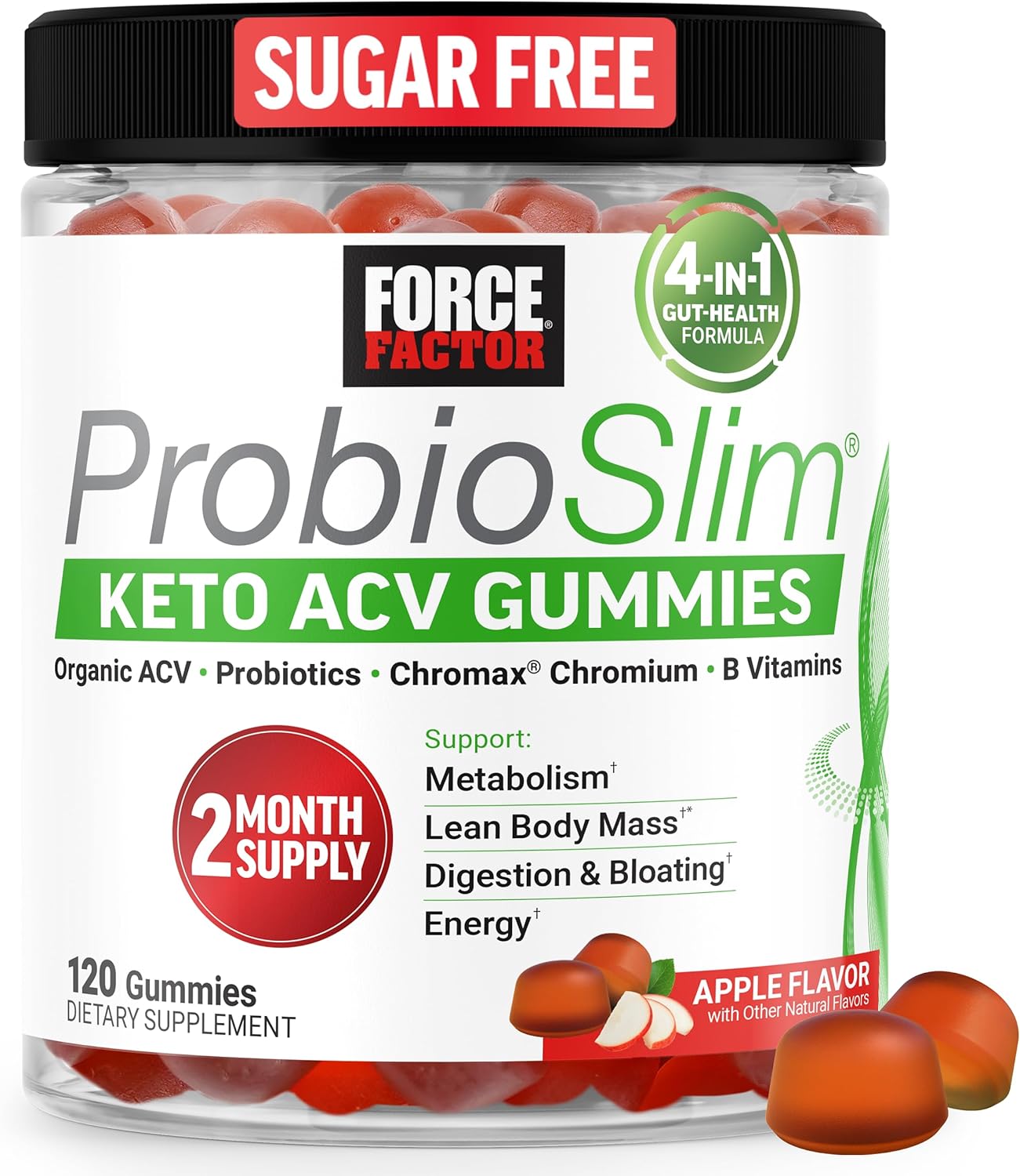 Force Factor ProbioSlim Keto ACV Gummies